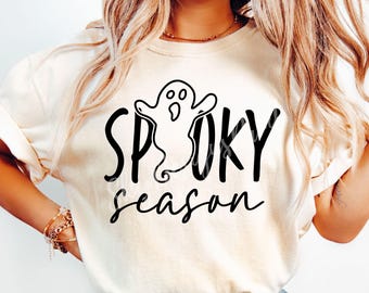 Spooky seizoen SVG, Spooky Vibes Svg, Spooky Svg, Ghost Svg, Halloween Svg, Halloween Vibes Svg, Halloween Shirt Svg, grappige Halloween Svg