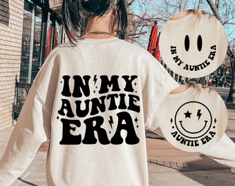 In My Auntie Era SVG, Aunt Svg, Auntie Svg, Auntie Era Svg, Aunt Era Svg, Auntie Shirt Svg, Cool Aunt Club Svg, Trendy Svg, Funny Aunt Svg