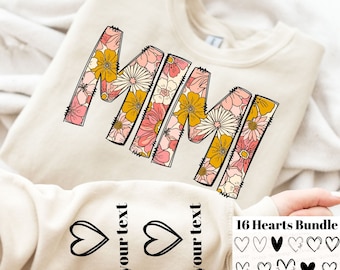 Mimi PNG, Floral Mimi PNG, Personalized Mimi, Grandkids Names, Mimi Shirt Png, Sleeve Shirt Png, Mother's Day Png, Flower Mimi Png Design