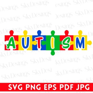 Autisme SVG, Autisme Bewustzijn PNG, Autisme Shirt Design, Autisme Png, Autisme Awareness Maand, Autisme Puzzel Svg, Autisme Citaat Svg, Cricut Svg