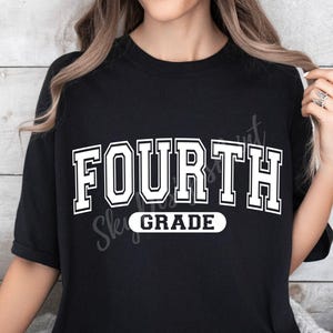 Fourth Grade Varsity SVG, Back To School Svg, 4th Grade PNG, Fourth Grade Svg, 4th Grade Teacher Svg, 4th Grade Shirt Svg, Hello 4th Grade
