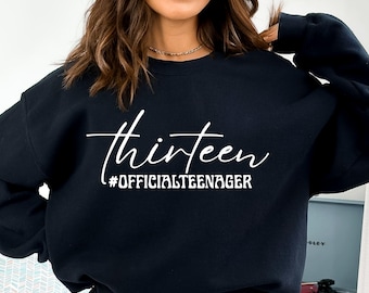 Thirteen Official Teenager SVG: 13th Birthday Shirt (Digital Download)