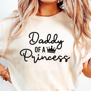 Papá de una princesa SVG, Princesa Svg, Bebé niña Svg, Niño pequeño Svg, Princesa de papá Svg, Niña de papá Svg, Día del padre Svg, Recién nacido Svg Png
