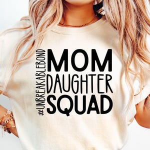 Mãe Filha Squad Unbreakablebound SVG, Mãe Filha Svg, Mãe Filha Crew Svg, Mãe Camisa Svg, Dia Das Mães Svg, Mamãe E Eu Svg, Png
