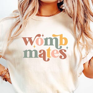 Womb Mates Twins SVG: Baby Shower Sibling Design (Digital Download)