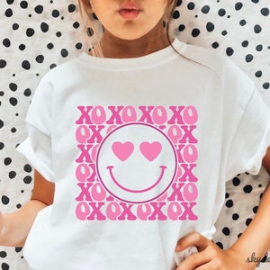 Happy Face SVG, Love Happy Face SVG, XOXO Svg, Valentine Shirt Svg ...