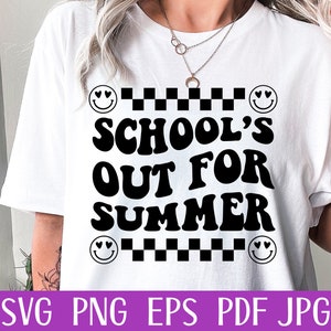 School's Out For Summer Svg, leraar Svg, student Svg, laatste dag van school Svg, leraar zomer Svg, zomervakantie, zomer, einde van school Svg