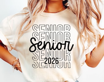 SVG de último año de 2026, SVG de la clase de 2026, SVG de graduación de 2026, SVG de camiseta de último año de 2026, SVG de último año, SVG de camiseta de secundaria, SVG de 2026, SVG de graduación