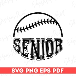 Senior Baseball SVG, Senior Softball SVG, Baseball and Softball Graduation Svg, Senior 2025 Svg, Senior Shirt Svg, Baseball Graduate Svg
