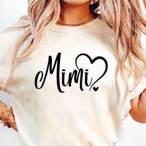 Mimi Herz SVG, Mimi svg, Mimi Shirt svg, Muttertag svg, gesegnete Mimi svg, Mimi Valentine svg, Beste Mimi svg, Lieblingsmimi svg, Png