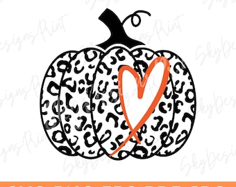 Leopard Pumpkin SVG, PNG, Fall Svg, Pumpkin Svg, Fall Pumpkin Svg, Thanksgiving Pumpkin Svg, Cheetah Pumpkin Svg, Thanksgiving Svg, Autumn