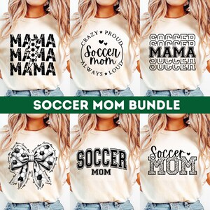 Soccer Mom SVG Bundle: Shirt Designs (Digital Download)
