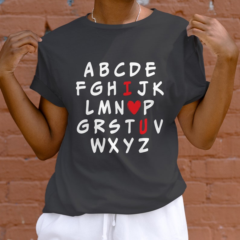 ABC I Love You Svg Valentine Alphabet I Love You Svg Cut - Etsy