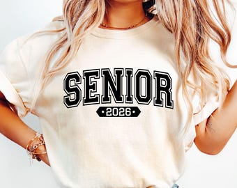 Senior 2026 SVG, Class of 2026 SVG, Graduation 2026 Svg, 2026 Graduate Svg, Senior 2026 Shirt Svg, Graduation Shirt, Varsity Senior 2026 Svg