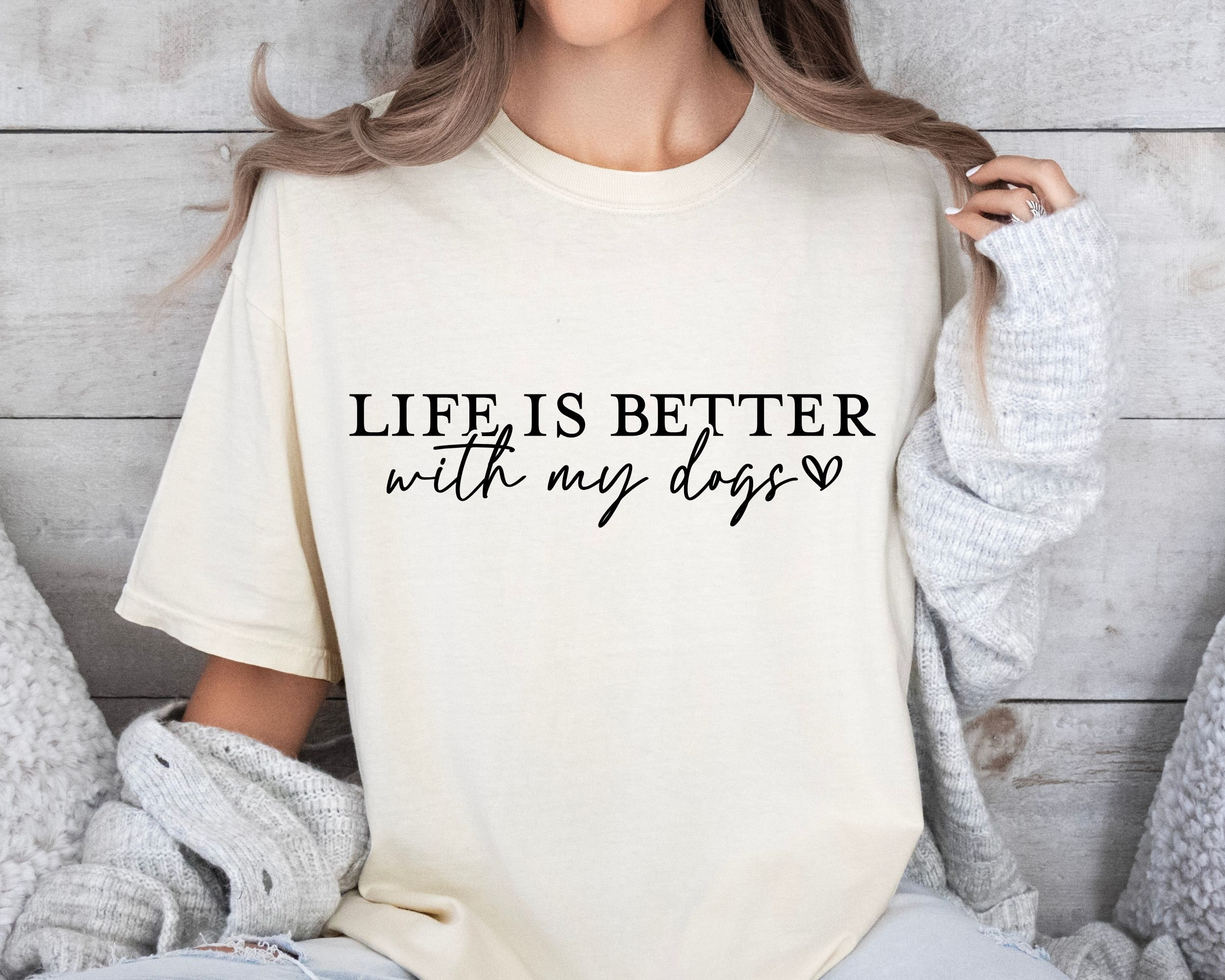Life is Better With My Dogs SVG, Dog Mom Svg, Dog Mama Svg, Fur Mom Svg ...