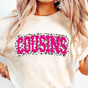 Cousins PNG, Leopard Cousins PNG, Cousin Crew Png, Cousins Shirt Png, Cousin Png, Cousin Squad Png, Cool Cousins Club Png, Cousin Team Png