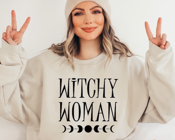 Witchy Woman SVG, Witches Svg, Witchy Vibes Svg, Halloween Shirt Svg, Witch Svg, Witchy Quote Svg, Mystical Svg, Moon Svg, Funny Quotes Svg