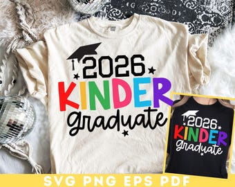 Absolwent przedszkola 2026 SVG PNG, Koszulka na ukończenie przedszkola SVG, Absolwent przedszkola 2026 SVG, Absolwent przedszkola SVG
