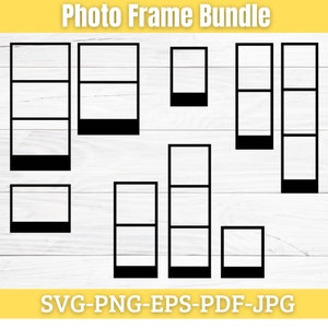 Photo Frame SVG, Picture Frame SVG, Frame SVG, Multi Photo Frame Svg, Frame Svg Cut Files, Instant Digital Download