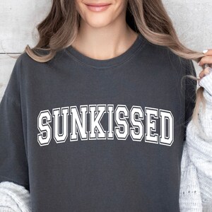 Sunkissed SVG, Sunkissed PNG, Summer Svg, Sunkissed Varsity Svg, Summer Vibes Svg, Beach Vibes Svg, Summer Shirt Svg, Trendy Summer Svg, Png