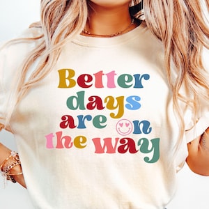 Giorni migliori sono in arrivo SVG, SVG positivo, SVG salute mentale, SVG affermazioni, SVG ispirazione, SVG amore per se stessi boho, citazione motivazionale