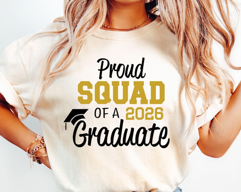 Stolze Familie von 2026 Graduate SVG, 2026 Graduierung SVG-Bundle, Senior Familie svg, stolze graduierten Familie svg, Klasse von 2026, Graduierung svg Bild 3