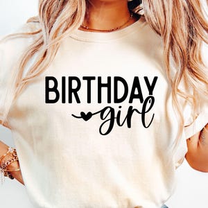 Birthday Girl SVG PNG, Birthday Svg, Birthday Princess Svg, Birthday Shirt Svg, Birthday Squad Svg, It&#39;s My Birthday Svg, Happy Birthday Svg