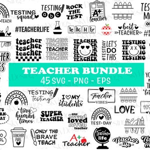 Teacher SVG, Teacher Shirt Svg, Teacher Appreciation Svg, Teacher Life Svg, Teacher Svg Bundle, School Svg, Teacher Quote Svg, Teacher Png