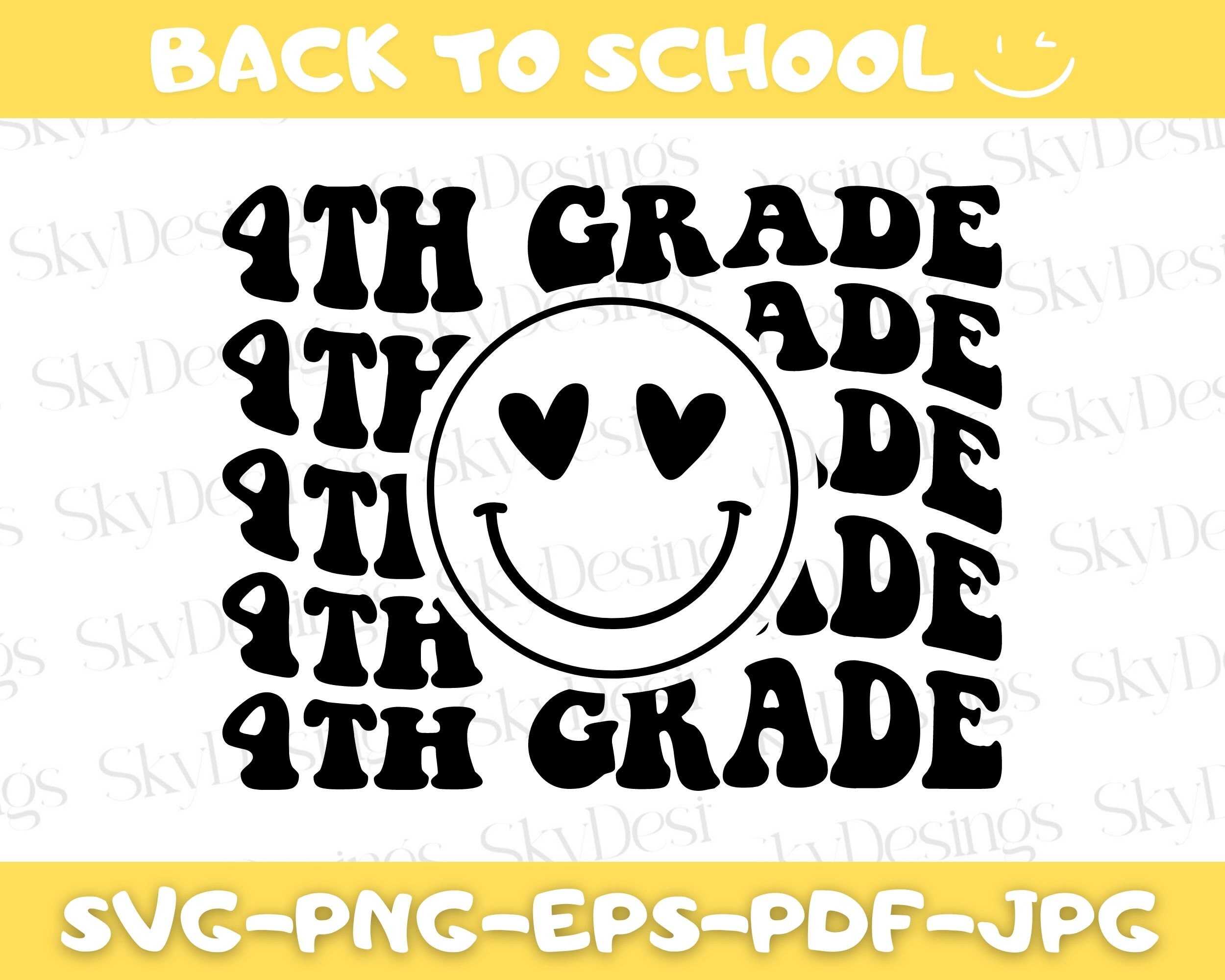 4th Grade SVG, Fourth Grade SVG, 4th Grade Shirt Svg, 4th Grade Teacher ...