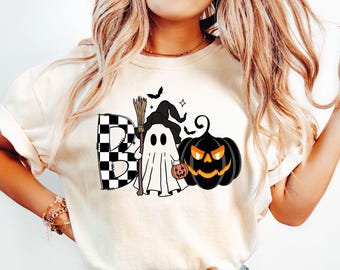 Boo Ghost PNG: Spooky Halloween Design (Digital Download)