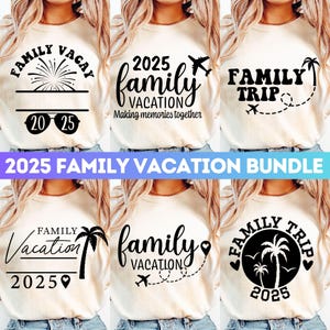 Bundle SVG vacances en famille, vacances en famille chemises Svg, voyage en famille Svg, vacances en famille 2025 Svg, été 2025 Svg, famille plage Svg, Png