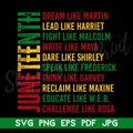 Juneteenth SVG PNG, Dream Like Martin Svg, Black History Svg, Juneteenth Shirt Svg, Black History Month Svg, Black Leaders Svg, Freedom Day
