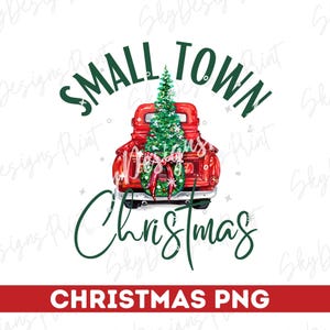 Kleinstadt Weihnachten PNG, Roter LKW Png, Weihnachtsbaum Png, Weihnachten Png, Weihnachtshemd Png, Bauer Weihnachten Png, Weihnachten Western Png