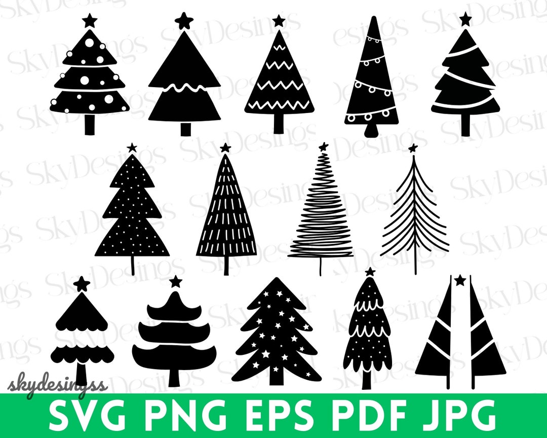 Christmas Tree SVG, Christmas Tree Svg Bundle, Tree Christmas Svg ...