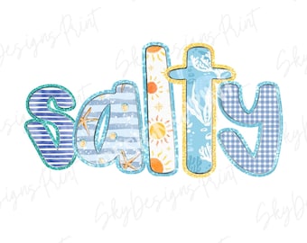 Salty PNG, Trendy Summer Png, Summer Shirt Design, Summer Png, Beach Png, Preppy Summer, Summer Sublimation, Summer Vibes Png, Retro Summer