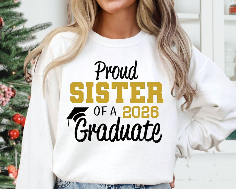 Stolze Familie von 2026 Graduate SVG, 2026 Graduierung SVG-Bundle, Senior Familie svg, stolze graduierten Familie svg, Klasse von 2026, Graduierung svg Bild 2