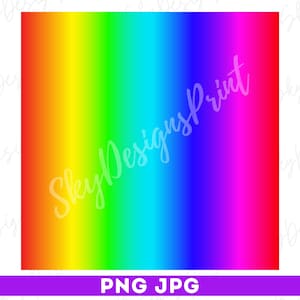 Papier numérique dégradé arc-en-ciel, arrière-plan transparent aux couleurs vives PNG, fond dégradé arc-en-ciel, téléchargement immédiat