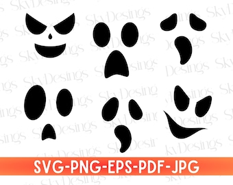 Ghost SVG Bundle, Ghost Svg, Halloween Svg, Spooky Season Svg, Halloween Shirt Svg, Cute Ghost Svg, Spooky Svg, Ghost Design, Ghost Png
