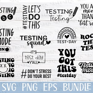 テスト SVG バンドル、テスト日 SVG、テスト SVG、教師 SVG、教師シャツ SVG、テストコーディネーターシャツ SVG、テスト引用、テスト PNG