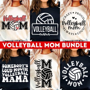 Pacchetto SVG per mamma di pallavolo, Svg per pallavolo, PNG per mamma di pallavolo, Maglietta per mamma di pallavolo Svg, Mamma di pallavolo, Giorno della partita Svg, Maglietta per pallavolo Svg