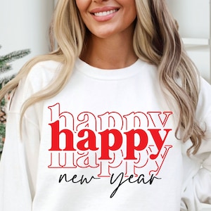 Bonne année SVG, Nouvel An 2024 SVG, Chemise du Nouvel An SVG, Joyeux Noël SVG, Bonjour 2024 SVG, Nouvel An SVG, Bonne Année Png, Cricut SVG