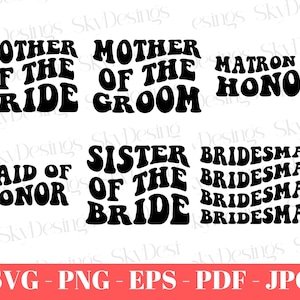 Bridal Party SVG Bundle, Bachelorette Party Svg, Bridal Shower Shirt Svg, Bride Svg, Hen Party Shirt Svg, Wedding Svg, Bride Team Svg