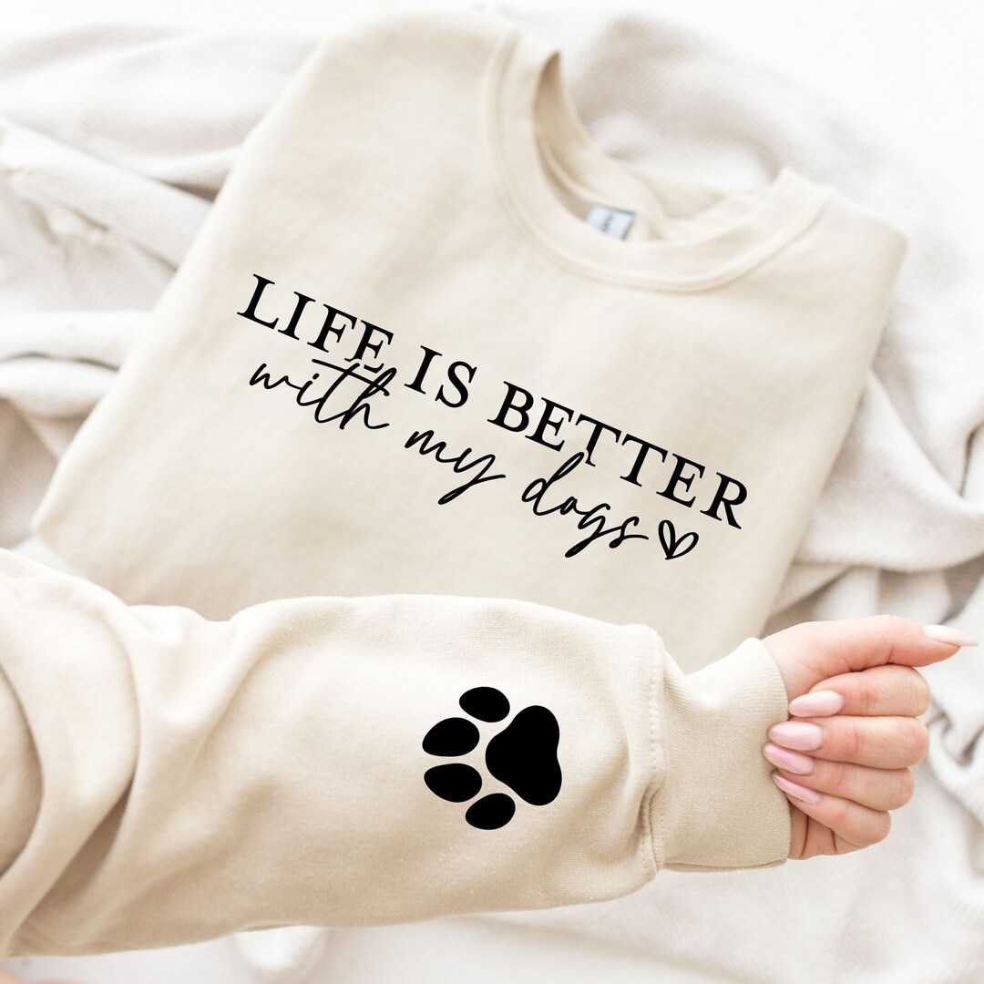 Life is Better With My Dogs SVG, Dog Mom Svg, Dog Mama Svg, Fur Mom Svg ...