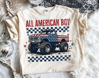 All American Boy PNG, Chłopcy 4 lipca Png, Patriotyczne dzieci Png, Projekt sublimacji amerykańskiej flagi, Szczęśliwego 4 lipca Png, Retro USA Png