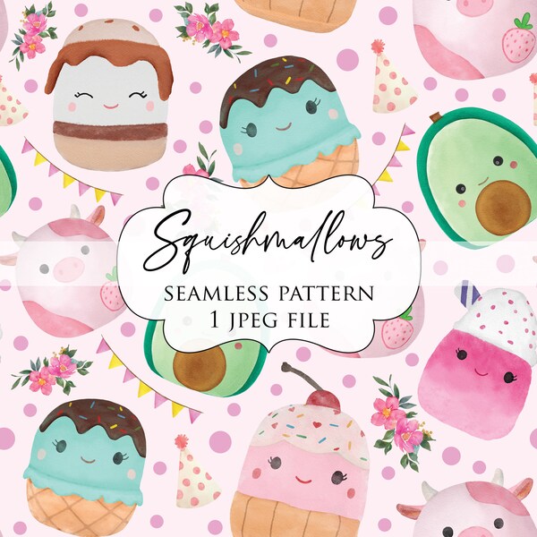 Squishmallow Fabric by the Yard - Etsy