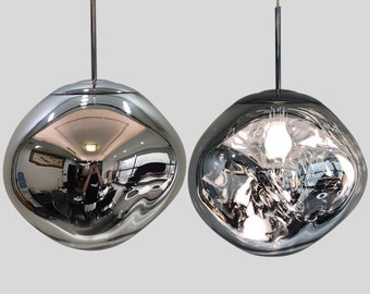Colorful Lava-Inspired Glass Pendant Lights