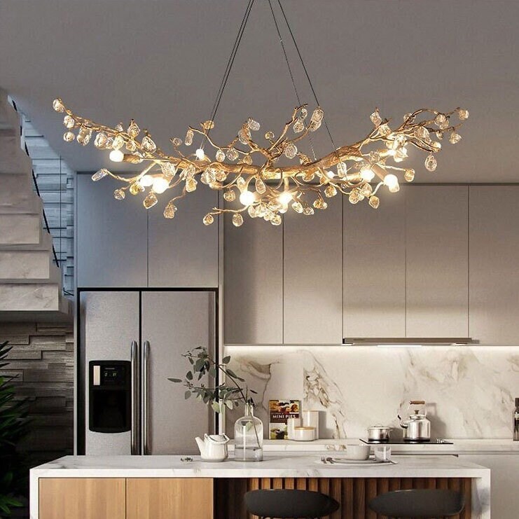 Quartz sale crystal chandelier