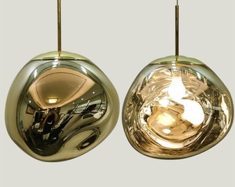 Colorful Lava-Inspired Glass Pendant Lights