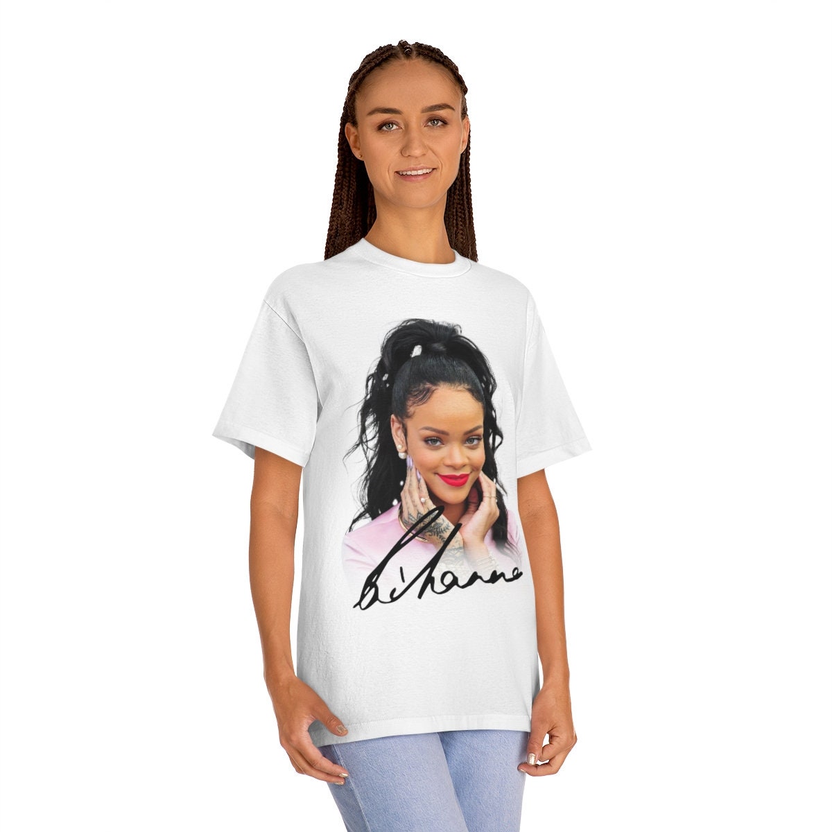 Discover Rihanna Signature T-shirt, Music Artist Tee
