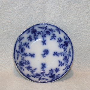Flow Blue J&G Meakin Colonial Pattern Berry/Sauce Bowl 5.25&quot; Rare Find